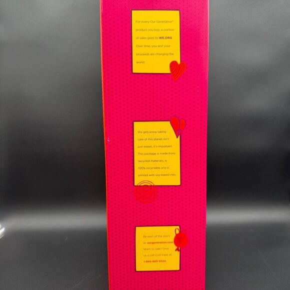 Our Generation Hally Storybook & Accessories 18" Posable School Doll READ - Picture 7 of 8